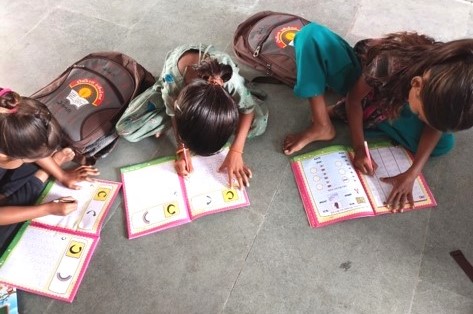 DeepKiran Foundation Children writing